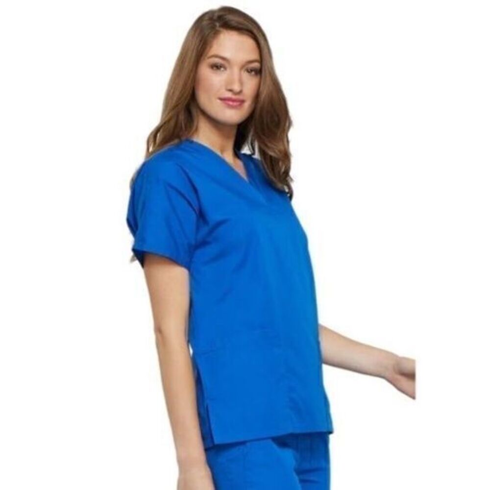NWT Cherokee Traditional Classic Workwear Scrub Top 4700‎ V-Neck Unisex 3XL